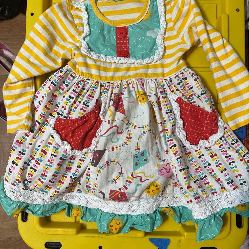 Girls Little Miss Marmalade Dress sz 6 SO STINKING CUTE!